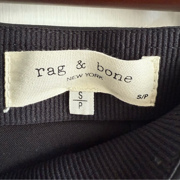 Rag & Bone Nina High-Rise Pull-On Black Pants — Women’s S, Slim Stretch - Picture 6 of 16